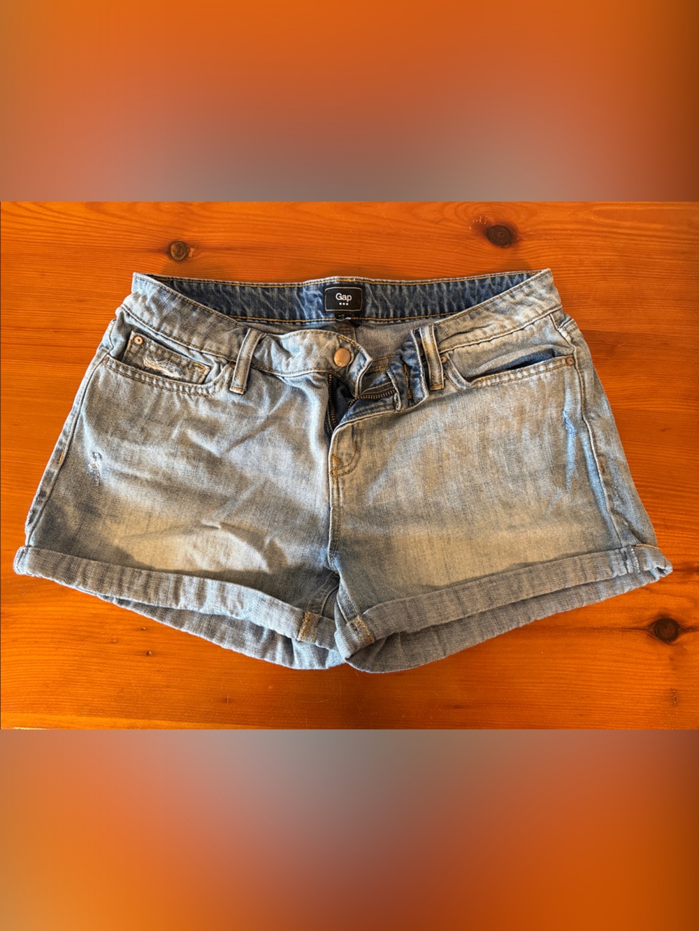 GAP Light Blue Denim Jean Shorts